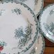 Vintage plates porcelain iron earth saint Amandinoise