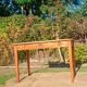 Table bureau bois brut