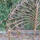 2-seat peacock rattan headboard