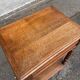 20th-century solid oak dressing table.