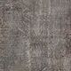 Vintage handmade turkish accent rug over-dyed in gray color