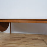 Table à manger extensible en teck, années 1960