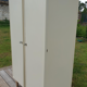 White compass foot cabinet 1960