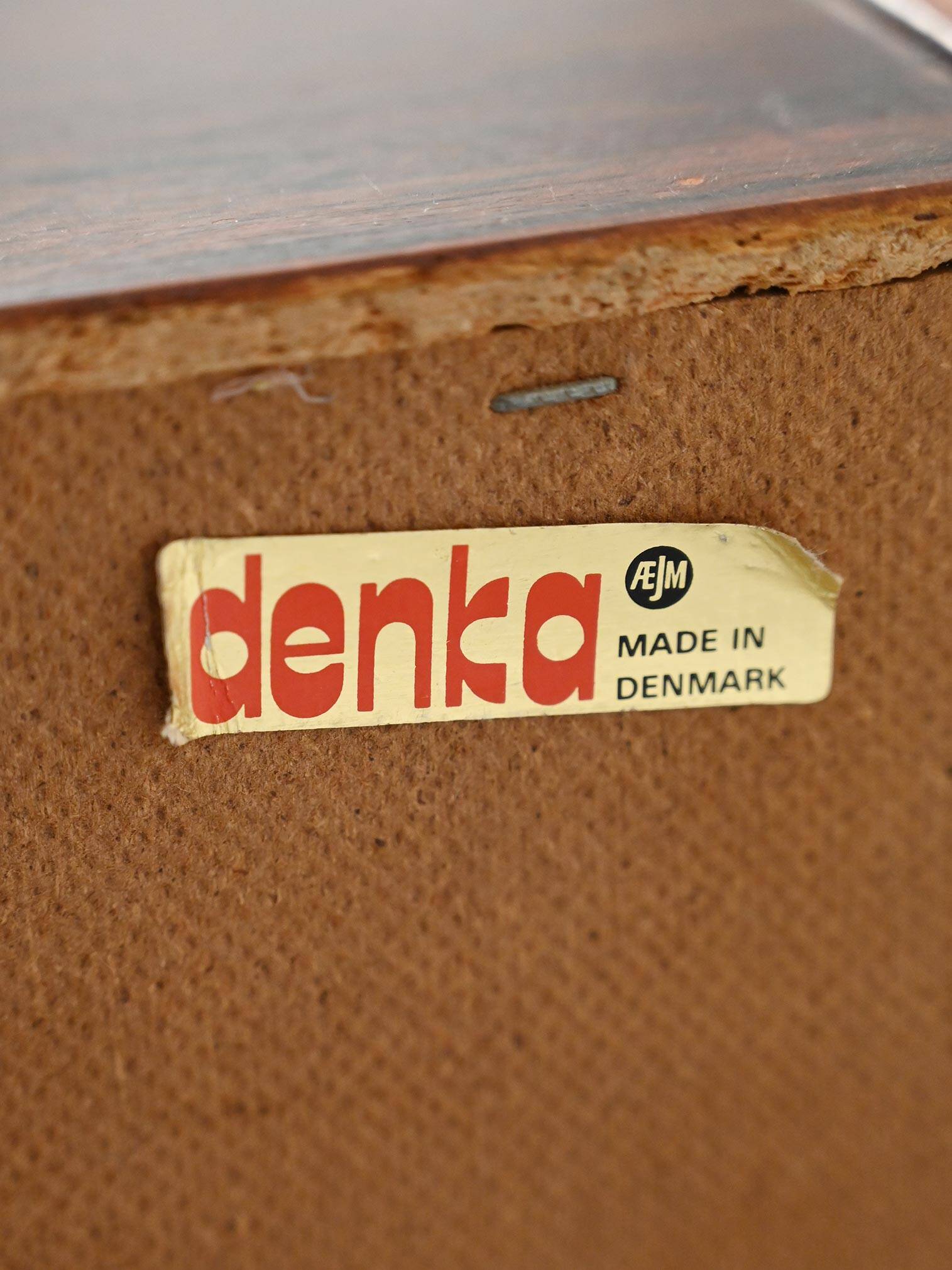 Danish Denka cabinet, rosewood-effect laminate