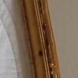 Mirror gilded with leaf