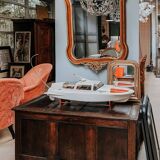 Paneled and Carved Oak Chest or Coffer