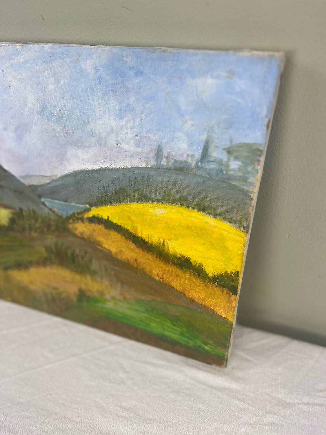 Oil on canvas “Gers Hills”