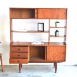 Teak bookcase * 135 cm