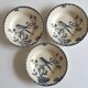 Gien's hollow earthenware plates 19th Provençal bird décor