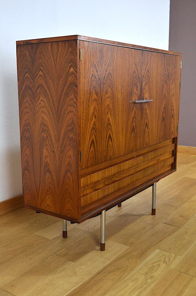 Scandinavian design furniture in rosewood from Rio Alfred Hendrickx 1960