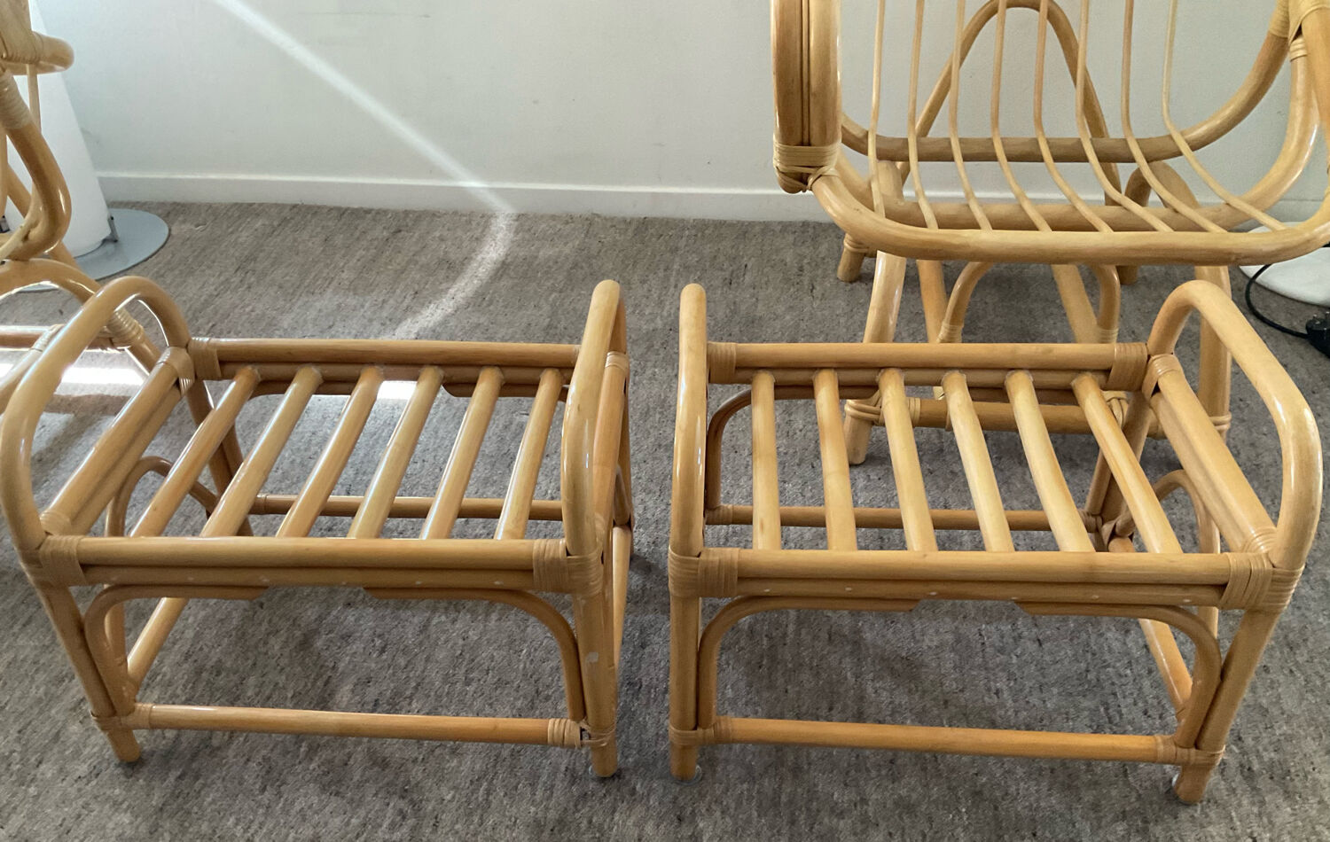 Rattan ensemble from the 70s