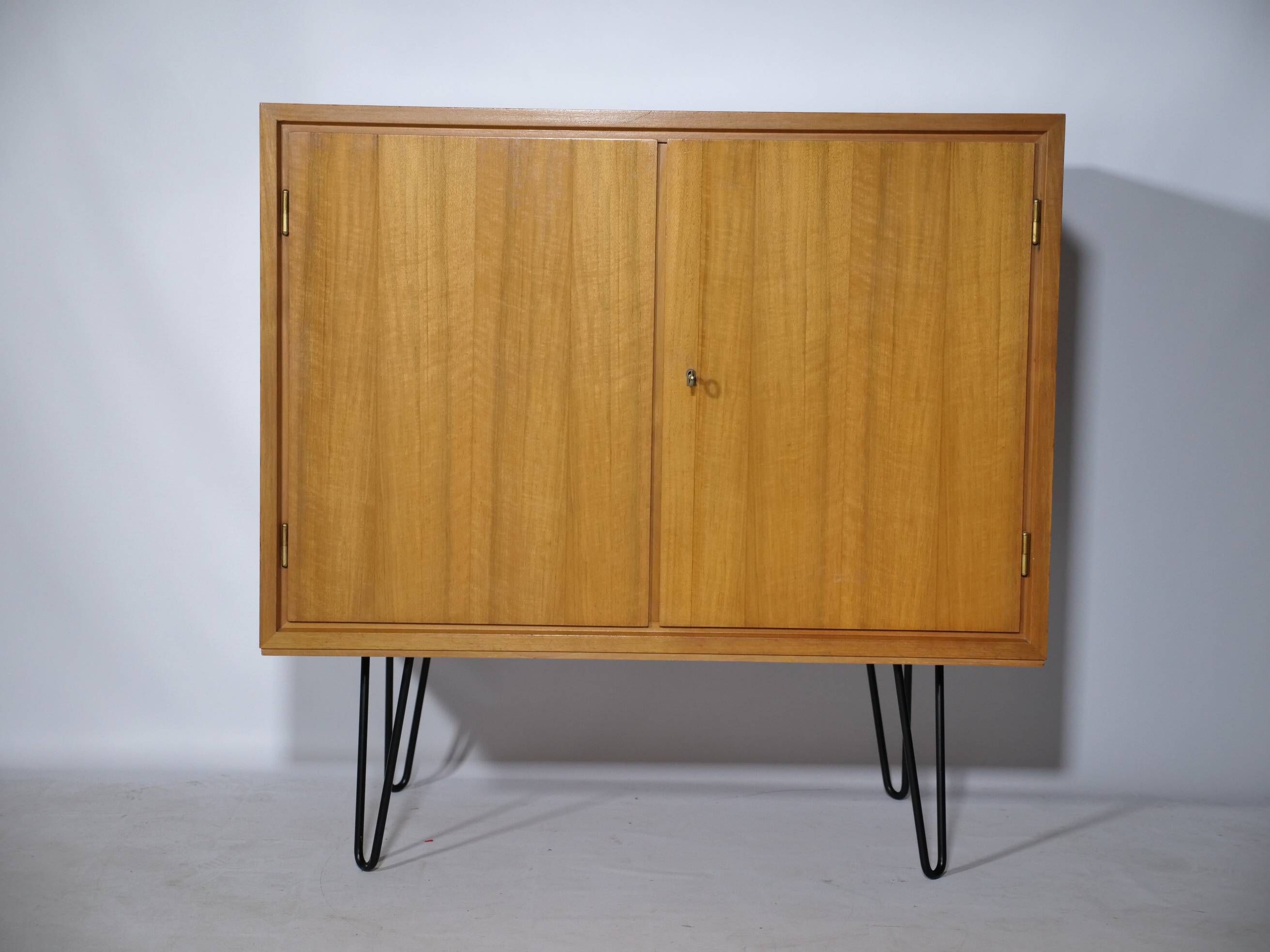 Commode en épingle à cheveux WK, buffet, armoire du milieu du siècle, vintage, années 1960
