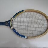 Vintage wooden tennis racket imperial