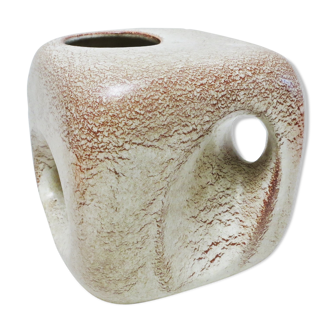 Vase brutaliste Roberto Rigon pour Bertoncello 1970