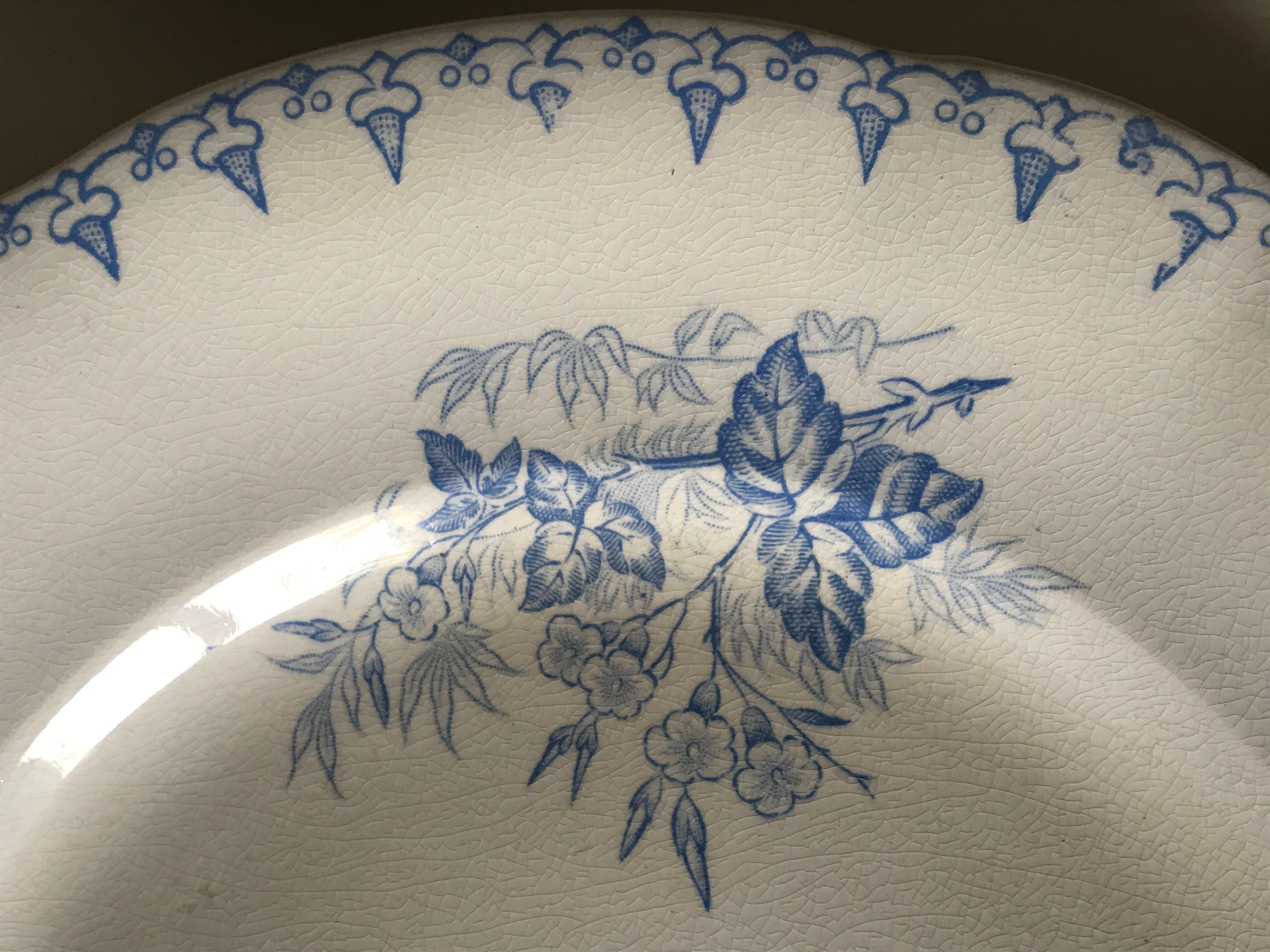 9 flat plates Sarreguemines