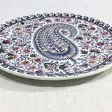 Gien – Plat rond modèle Cachemire