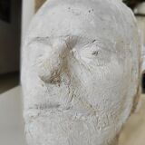 Signed plaster head