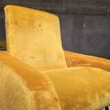 Velvet armchair