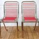 Paire de chaises vintages, Michel Duffet