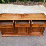 Louis Philippe sideboard in solid wood, 19th century