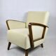 German Art Deco Beige Armchair, 1960s