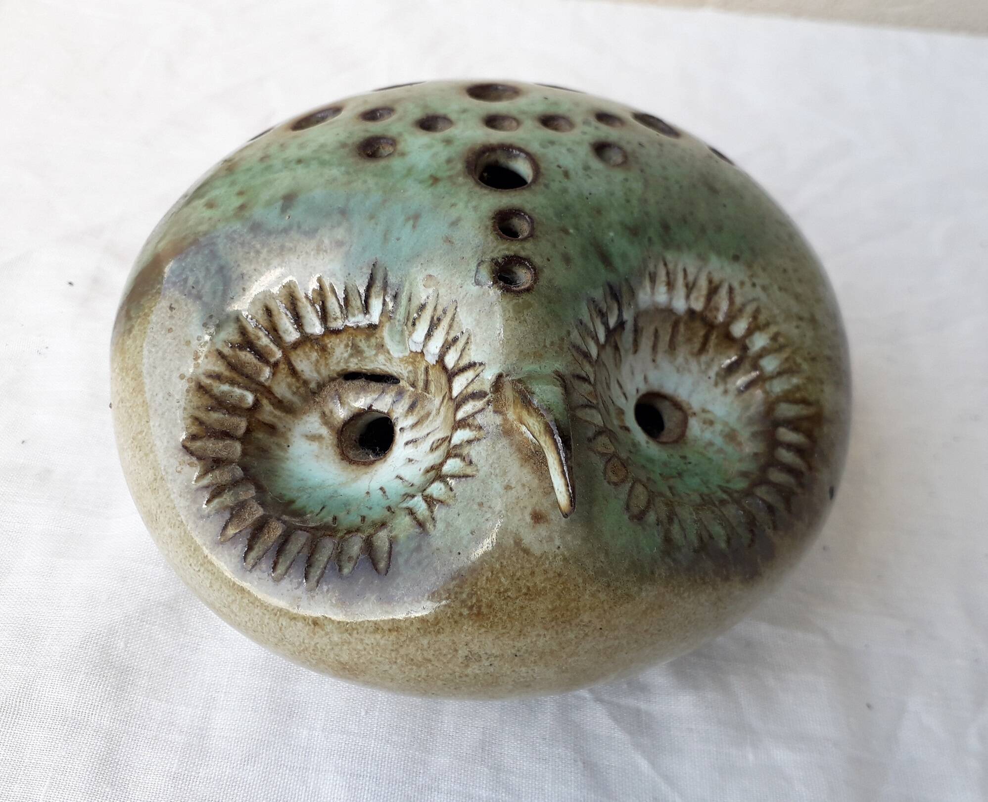 Owl flower spike vase