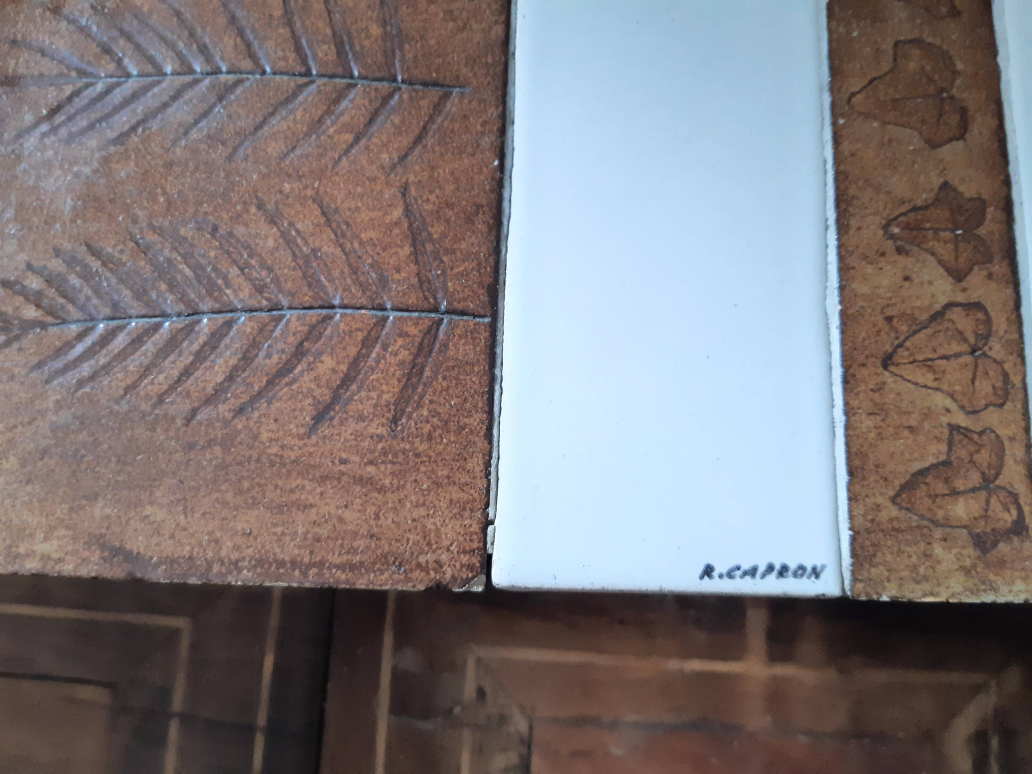 Ceramic coffee table by Roger Capron