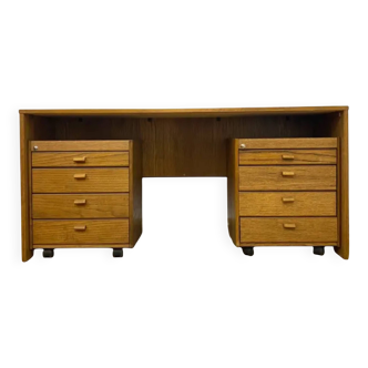 Retro desk, 1980s, Czechoslovakia