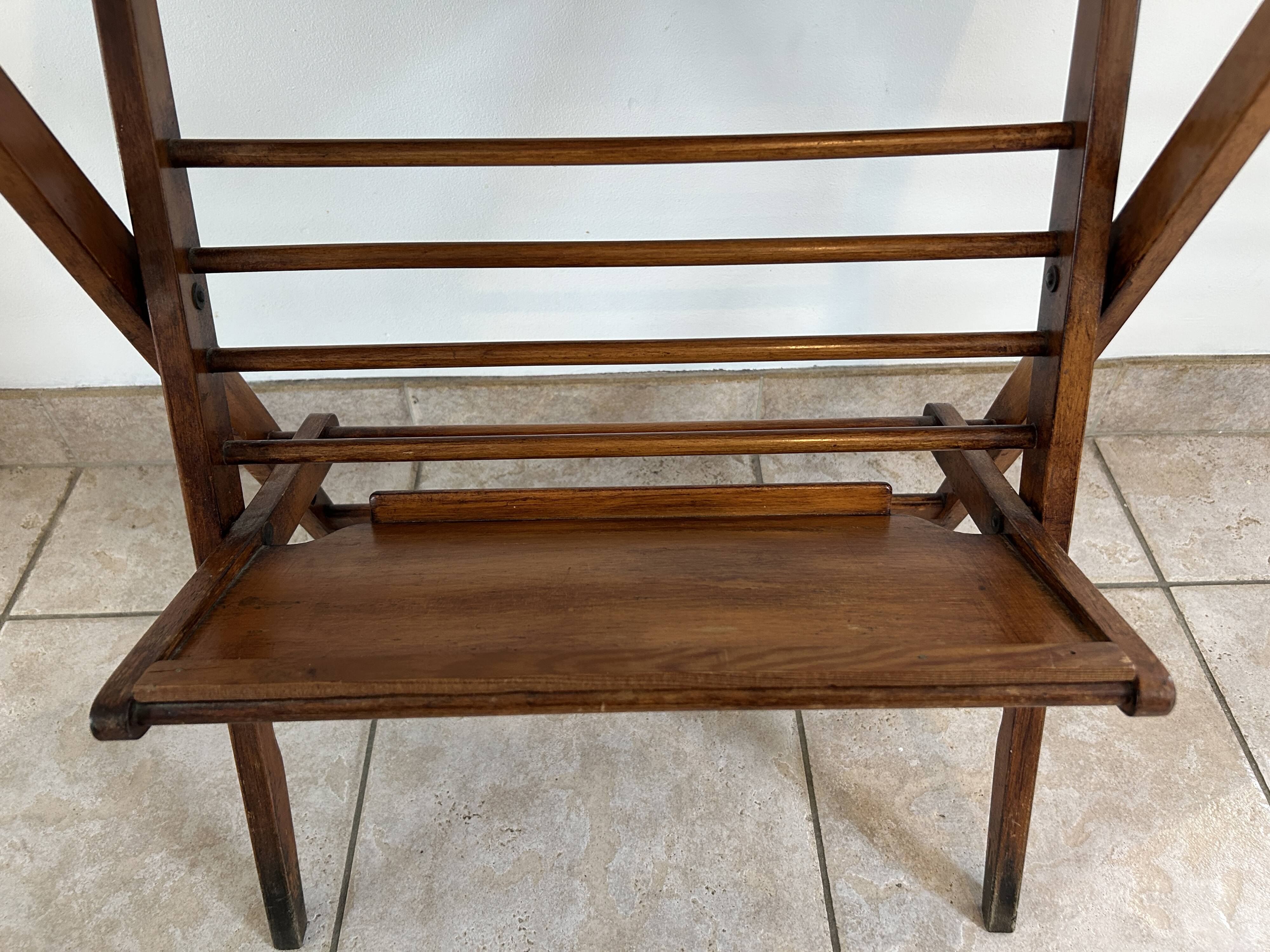 Table d'appoint, porte-revues scandinave vintage