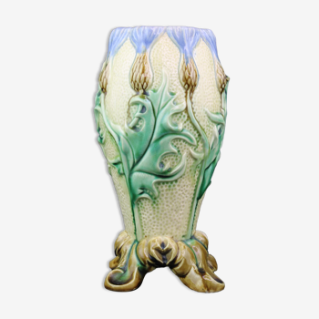 Art Nouveau floral flower vase