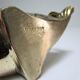 Zoomorphic ashtray golden bronze fish Vintage Peerage