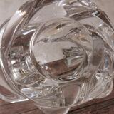 Paire de bougeoirs deux branches cristal