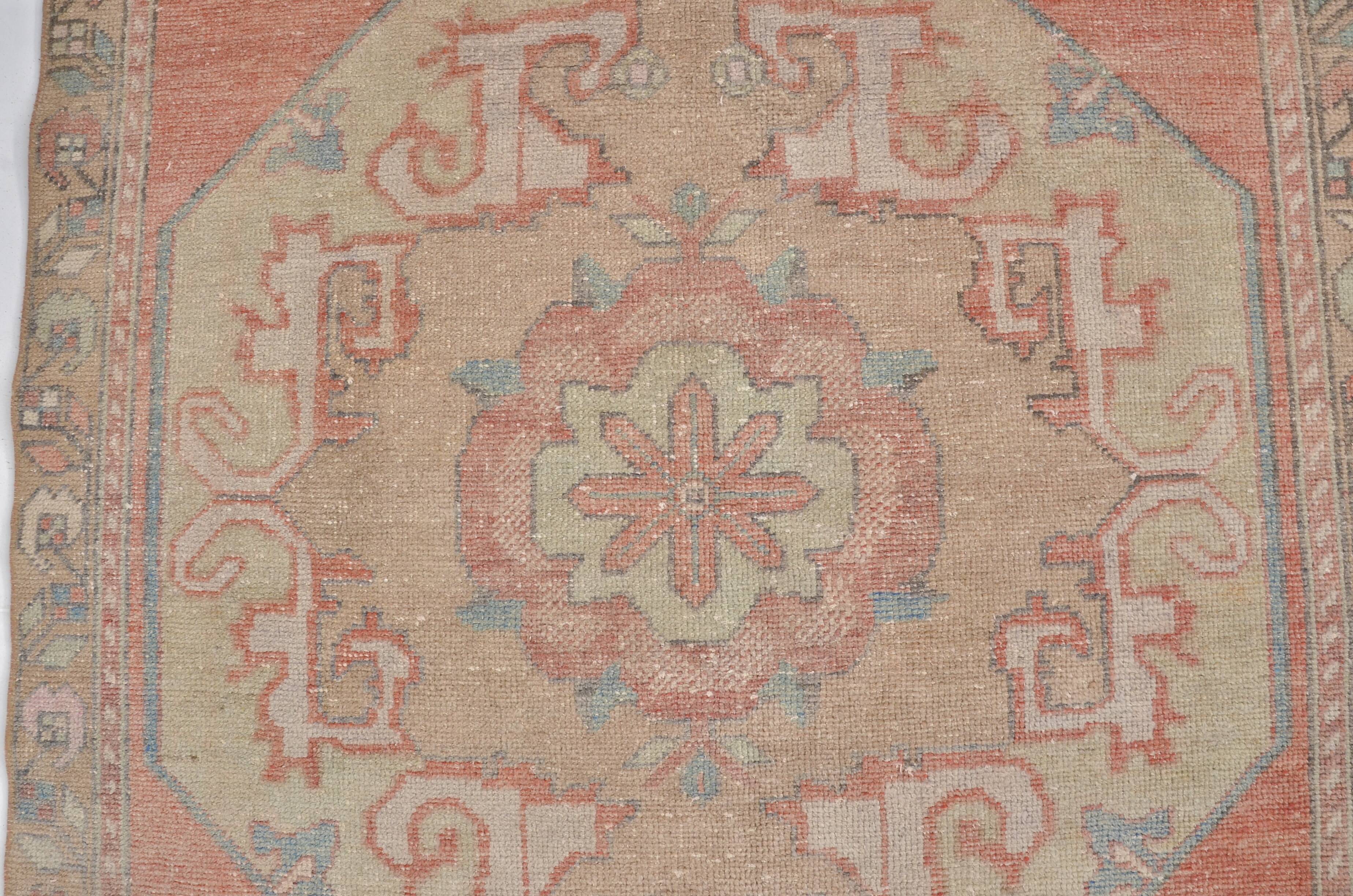 Anatolian Handknotted Floor Orange Rug sku 1287