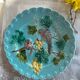 Set of 2 majolica plates from Sarreguemines.