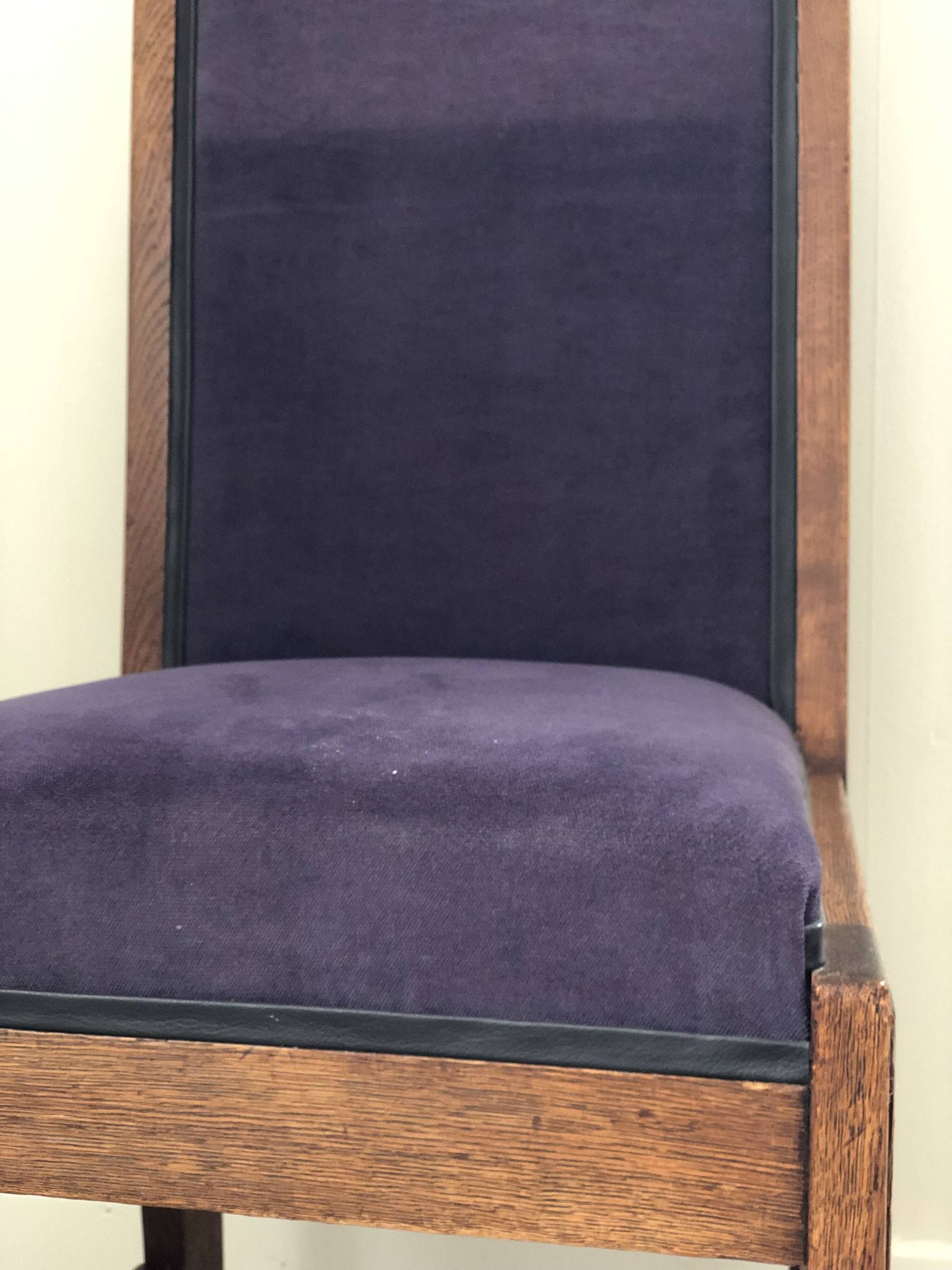 Set of 4 Art Deco Haagse School Dining Chair Frits Spanjaard 1930s