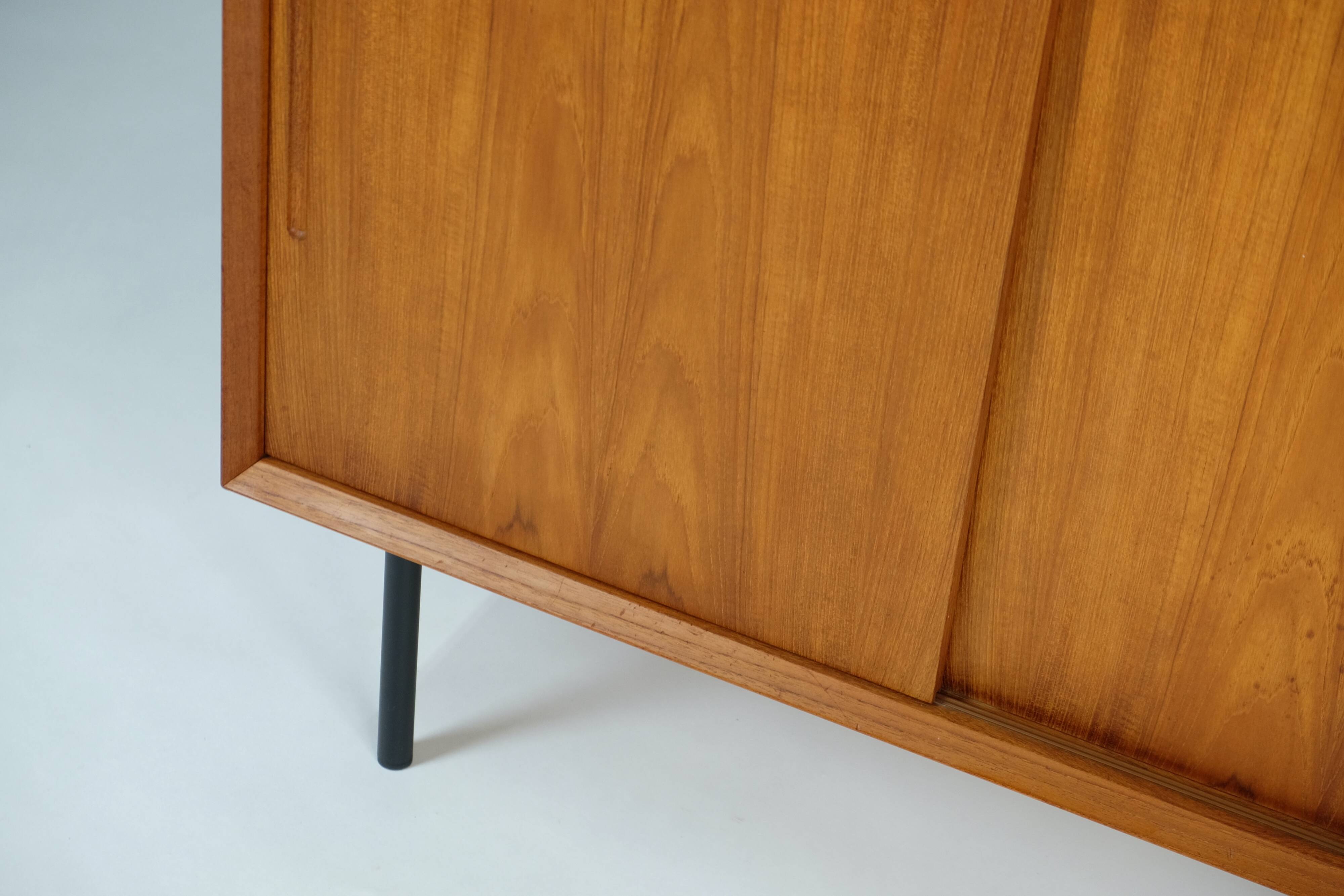 Vintage Danish Design Teak Kommode Sideboard by Christian Linneberg 1960s  Mid-Century