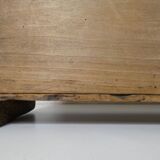 carved wooden shelf
