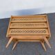 Commode bois et rotin
