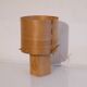 Lampe suedoise en bois 1970