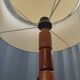 80s pine floor lamp
