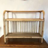 Rattan shelf