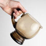 Ensemble carafe et verres fumés