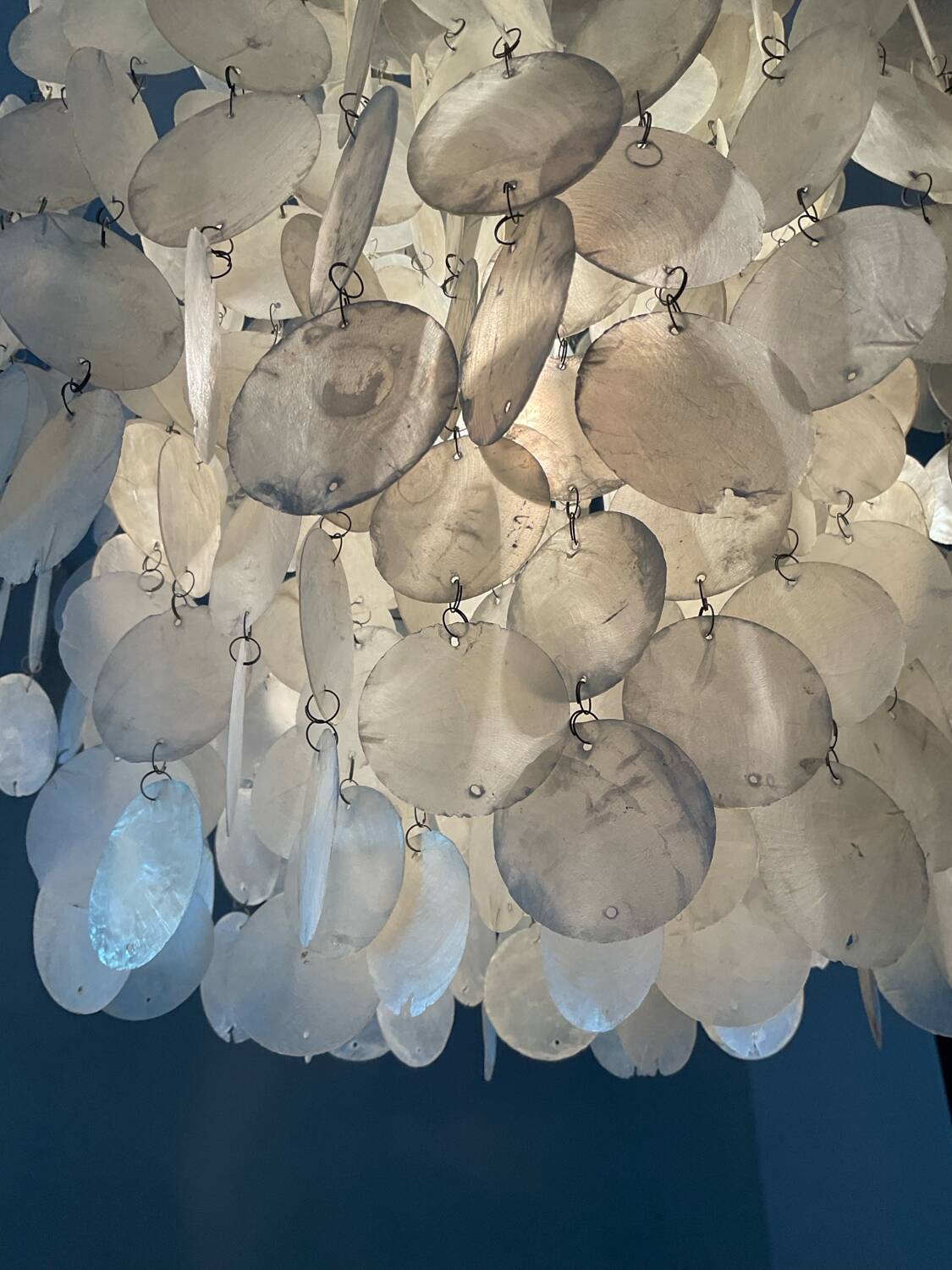 Lustre Verner Panton Fun 1DM suspension en nacre