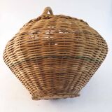 Large rattan amphora basket