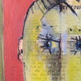 Contemporary Figurative Oil Painting "Portrait of a Boy" Framed, 2009