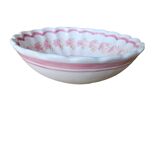 Salad bowl or bowl HB HENRIOT QUIMPER Rose flower