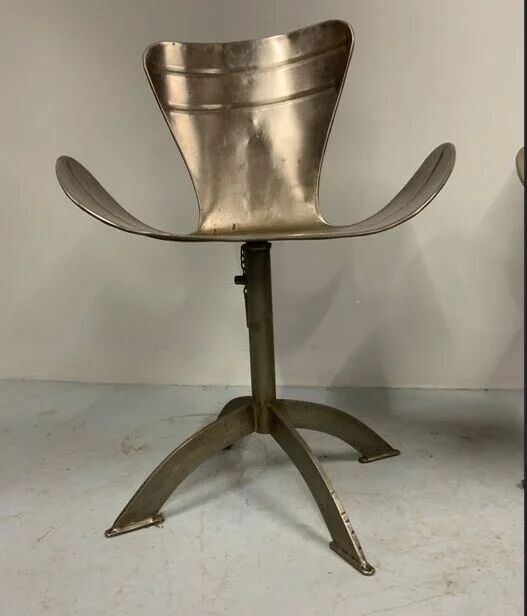 Set of two super cool steel design chairs
