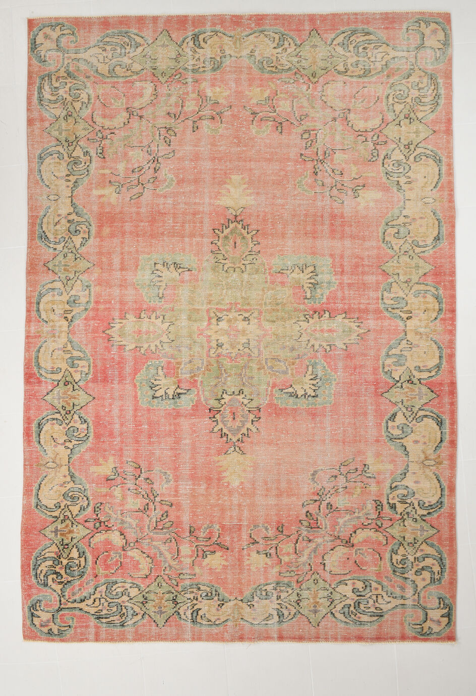 7x10 oriental & madallion vintage rug 207x304cm