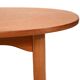 Table basse en teck "Ovalen" par Carl Malmsten