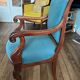 Consulate armchair in mahogany